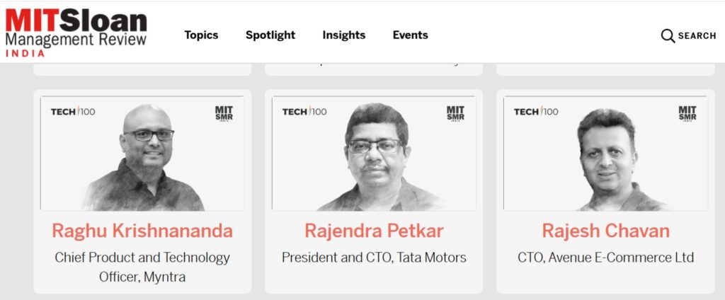 MIT Sloan च्या टॉप 100 यादीत राजेश रामकृष्ण चव्हाण यांचा गौरवपूर्ण समावेश!